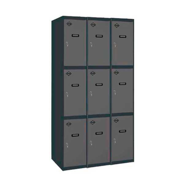 Taquilla 1800x900x500 SIMONLOCKER PROFESIONAL 3 PUERTA 3/9 300 (900)AN/AN marca SIMONRACK