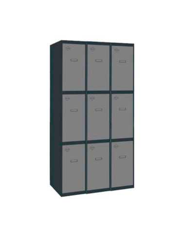 Taquilla 1800x900x500 SIMONLOCKER PROFESIONAL 3 PUERTA 3/9 300 (900)AN/GR marca SIMONRACK