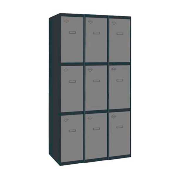 Taquilla 1800x900x500 SIMONLOCKER PROFESIONAL 3 PUERTA 3/9 300 (900)AN/GR marca SIMONRACK