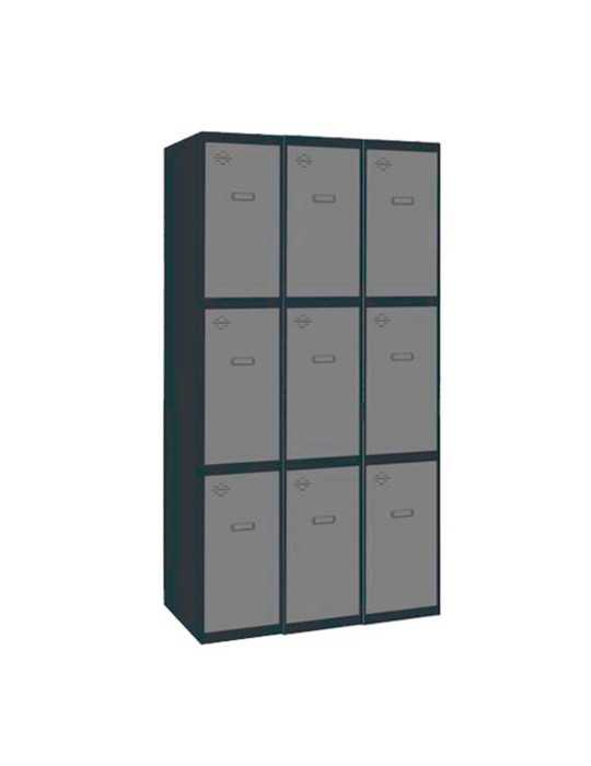 Taquilla 1800x900x500 SIMONLOCKER PROFESIONAL 3 PUERTA 3/9 300 (900)AN/GR marca SIMONRACK