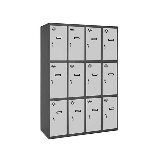 Taquilla 1800x1200x500 SIMONLOCKER PROFESIONAL 3 PUERTA 4/12 300(1200)AN/BL marca SIMONRACK