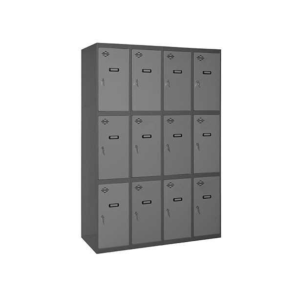 Taquilla 1800x1200x500 SIMONLOCKER PROFESIONAL 3 PUERTA 4/12 300(1200)AN/GR marca SIMONRACK