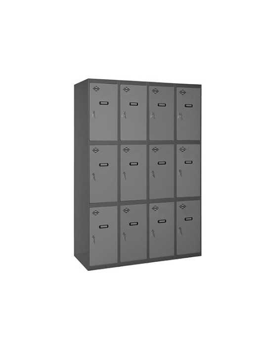 Taquilla 1800x1200x500 SIMONLOCKER PROFESIONAL 3 PUERTA 4/12 300(1200)AN/GR marca SIMONRACK