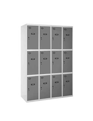 Taquilla 1800x1200x500 SIMONLOCKER PROFESIONAL 3 PUERTA 4/12 300(1200)BL/AN marca SIMONRACK
