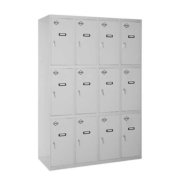 Taquilla 1800x1600x500 SIMONLOCKER 3 PUERTAS 4/12 400 (1600) GRI marca SIMONRACK