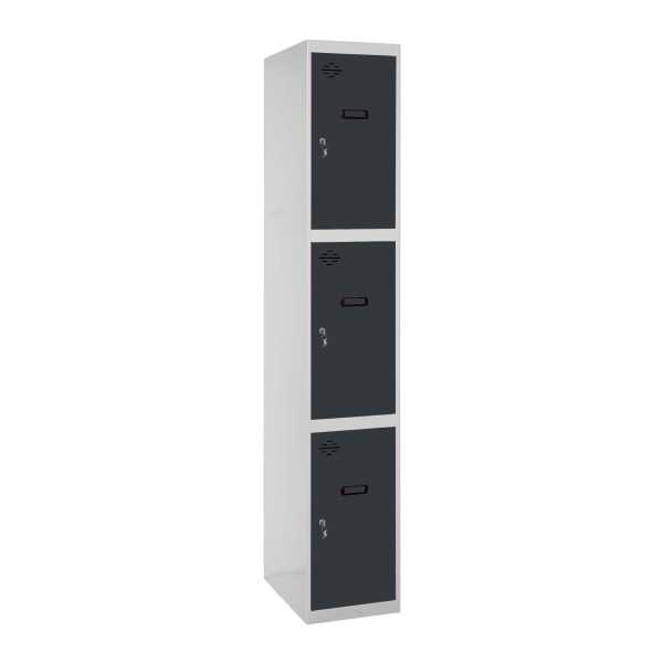Taquilla 1800x400x500 SIMONLOCKER PROFESIONAL 3 PUERTA 1/3 400 IN GR/AN marca SIMONRACK