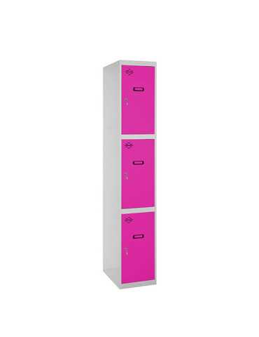 Taquilla 1800x400x500 SIMONLOCKER PROFESIONAL 3 PUERTA 1/3 400 IN GR/RS marca SIMONRACK 2