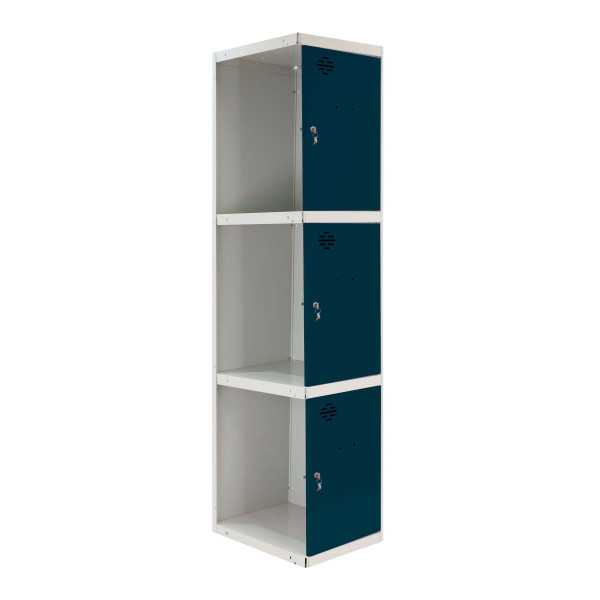 Taquilla 1800x400x500 SIMONLOCKER PROFESIONAL 3 PUERTA 1/3 400 ADI GR/AN marca SIMONRACK