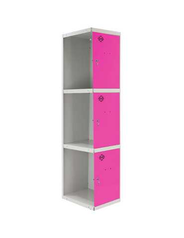 Taquilla 1800x400x500 SIMONLOCKER PROFESIONAL 3 PUERTA 1/3 400 ADI GR/RS marca SIMONRACK 2