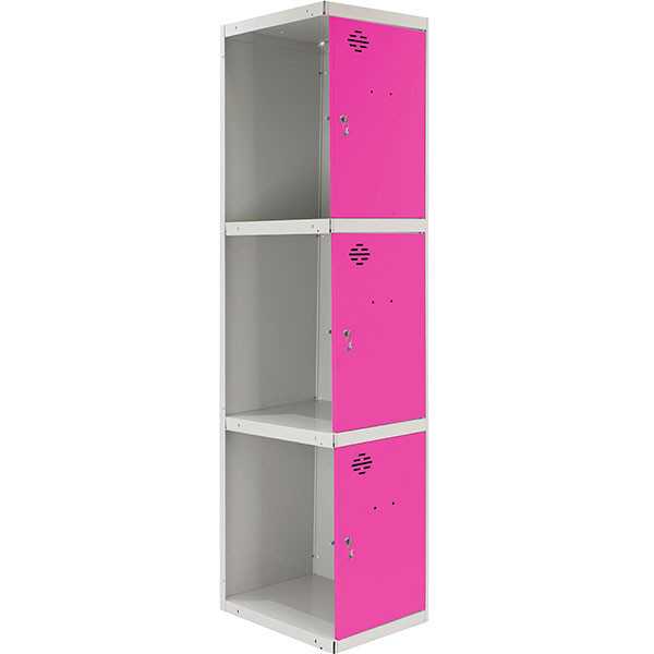 Taquilla 1800x400x500 SIMONLOCKER PROFESIONAL 3 PUERTA 1/3 400 ADI GR/RS marca SIMONRACK