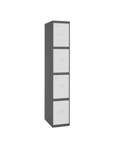 Taquilla 1800x300x500 SIMONLOCKER PROFESIONAL 4 PUERTA 1/4 300 IN AN/BL marca SIMONRACK
