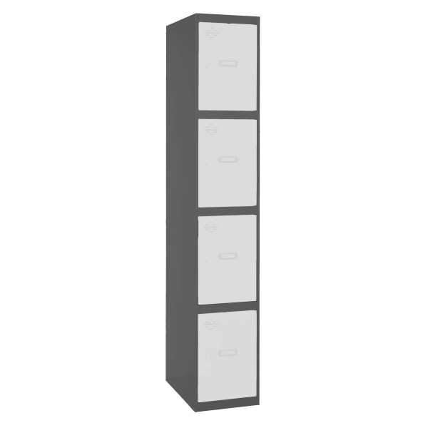 Taquilla 1800x300x500 SIMONLOCKER PROFESIONAL 4 PUERTA 1/4 300 IN AN/BL marca SIMONRACK