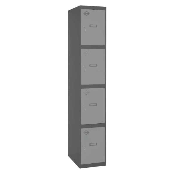 Taquilla 1800x300x500 SIMONLOCKER PROFESIONAL 4 PUERTA 1/4 300 IN AN/GR marca SIMONRACK