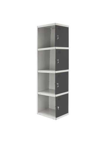 Taquilla 1800x300x500 SIMONLOCKER PROFESIONAL 4 PUERTA 1/4 300 ADI BL/AN marca SIMONRACK