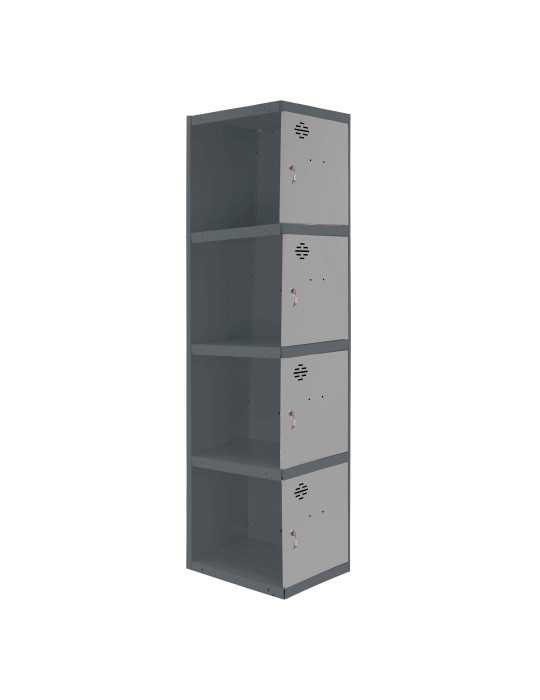 Taquilla 1800x400x500 SIMONLOCKER PROFESIONAL 4 PUERTA 1/4 400 ADI AN/GR marca SIMONRACK