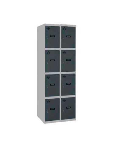 Taquilla 1800x600x500 SIMONLOCKER 4 PUERTAS 2/8 300 (600) GR/AN marca SIMONRACK 2