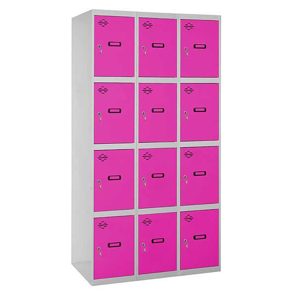 Taquilla 1800x900x500 SIMONLOCKER 4 PUERTAS 3/12 300 (900) GR/RO marca SIMONRACK