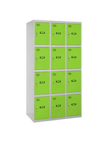 Taquilla 1800x900x500 SIMONLOCKER 4 PUERTAS 3/12 300 (900) GR/VE marca SIMONRACK 2