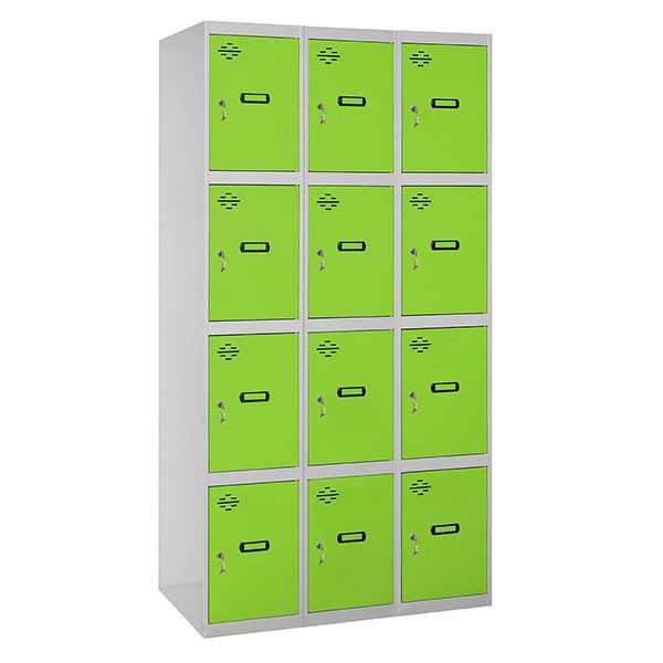 Taquilla 1800x900x500 SIMONLOCKER 4 PUERTAS 3/12 300 (900) GR/VE marca SIMONRACK