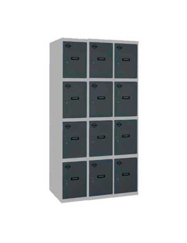 Taquilla 1800x900x500 SIMONLOCKER 4 PUERTAS 3/12 300 (900) GR/AN marca SIMONRACK 2