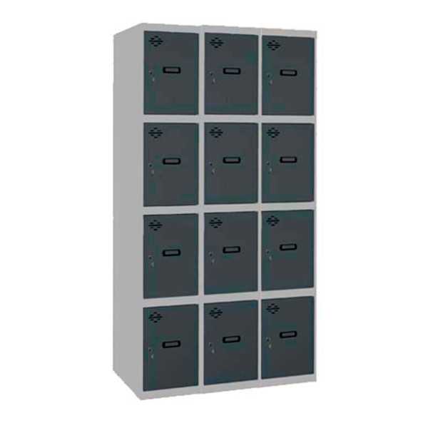 Taquilla 1800x900x500 SIMONLOCKER 4 PUERTAS 3/12 300 (900) GR/AN marca SIMONRACK