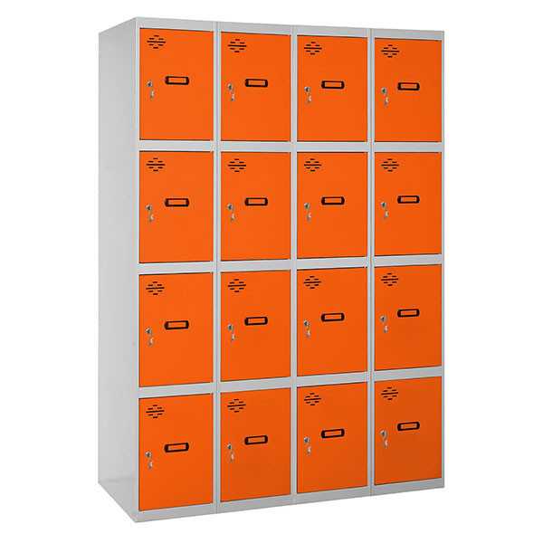Taquilla 1800x1200x500 SIMONLOCKER 4 PUERTAS 4/16 300 (1200) GR/NA marca SIMONRACK