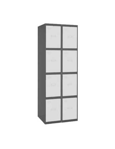 Taquilla 1800x600x500 SIMONLOCKER PROFESIONAL 4 PUERTA 2/8 300 (600)AN/BL marca SIMONRACK