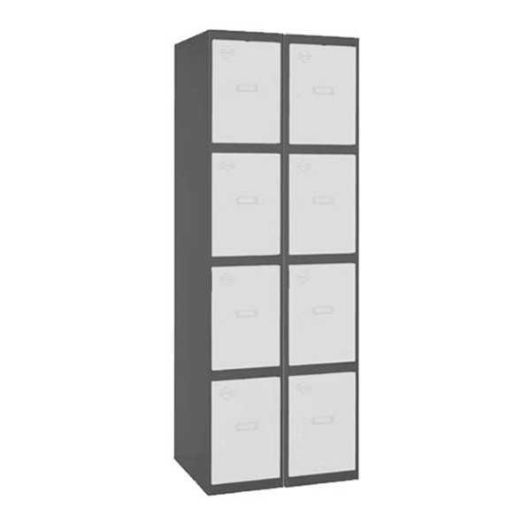 Taquilla 1800x600x500 SIMONLOCKER PROFESIONAL 4 PUERTA 2/8 300 (600)AN/BL marca SIMONRACK