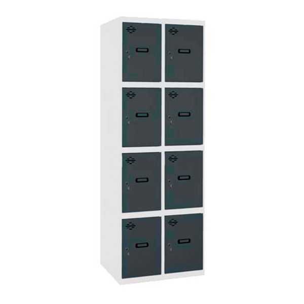 Taquilla 1800x600x500 SIMONLOCKER PROFESIONAL 4 PUERTA 2/8 300 (600)BL/AN marca SIMONRACK
