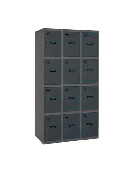 Taquilla 1800x900x500 SIMONLOCKER PROFESIONAL 4 PUERTA 3/12 300 (900)AN/AN marca SIMONRACK