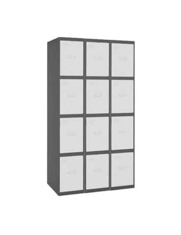 Taquilla 1800x900x500 SIMONLOCKER PROFESIONAL 4 PUERTA 3/12 300 (900)AN/BL marca SIMONRACK