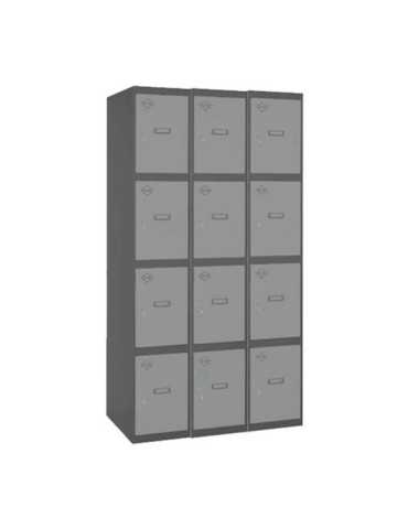 Taquilla 1800x900x500 SIMONLOCKER PROFESIONAL 4 PUERTA 3/12 300 (900)AN/GR marca SIMONRACK