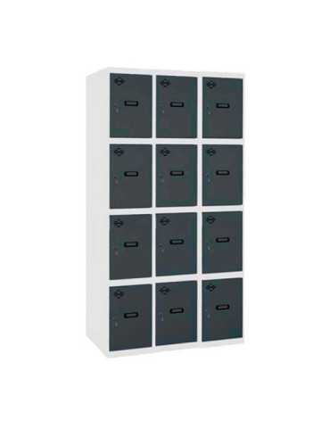 Taquilla 1800x900x500 SIMONLOCKER PROFESIONAL 4 PUERTA 3/12 300 (900)BL/AN marca SIMONRACK