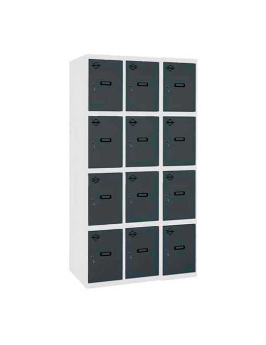 Taquilla 1800x900x500 SIMONLOCKER PROFESIONAL 4 PUERTA 3/12 300 (900)BL/AN marca SIMONRACK