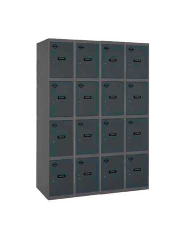 Taquilla 1800x1200x500 SIMONLOCKER PROFESIONAL 4 PUERTA 4/16 300(1200)AN/AN marca SIMONRACK