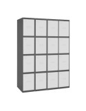 Taquilla 1800x1200x500 SIMONLOCKER PROFESIONAL 4 PUERTA 4/16 300(1200)AN/BL marca SIMONRACK