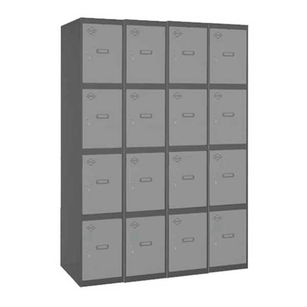 Taquilla 1800x1200x500 SIMONLOCKER PROFESIONAL 4 PUERTA 4/16 300(1200)AN/GR marca SIMONRACK
