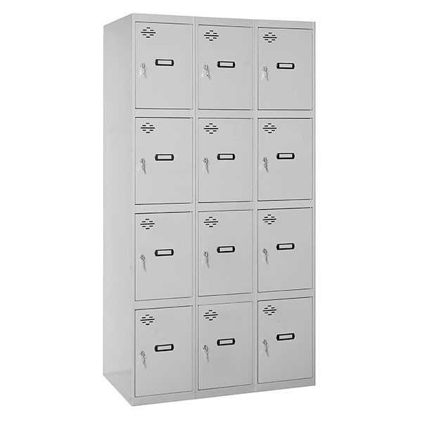 Taquilla 1800x1200x500 SIMONLOCKER 4 PUERTAS 3/12 400 (1200) GRI marca SIMONRACK