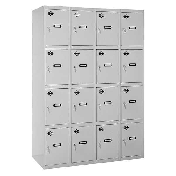 Taquilla 1800x1600x500 SIMONLOCKER 4 PUERTAS 4/16 400 (1600) GRI marca SIMONRACK