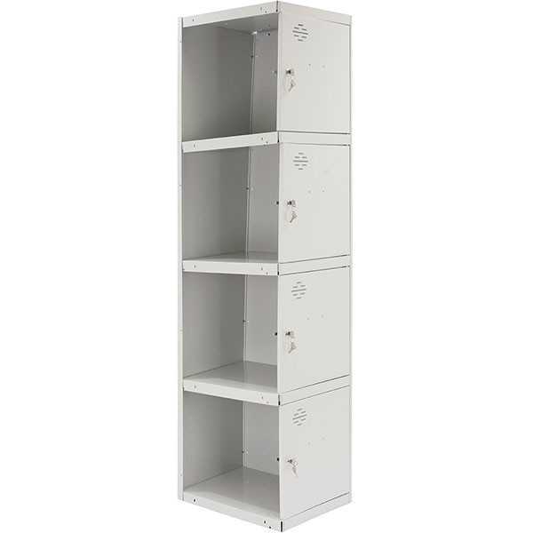 Taquilla 1800x300x500 SIMONLOCKER PROFESIONAL 4 PUERTA 1/4 300 ADI GRIS marca SIMONRACK