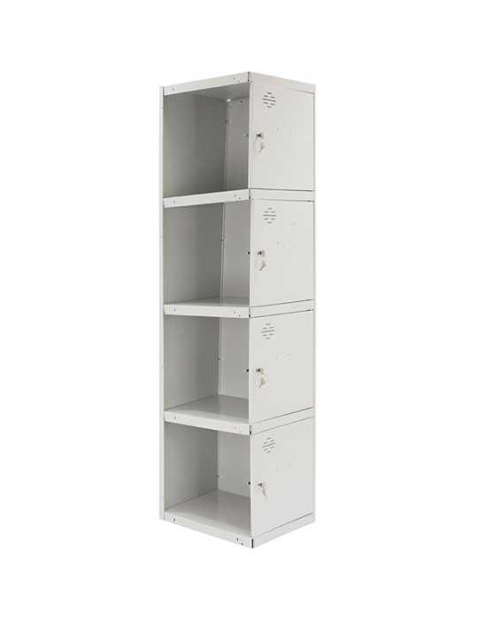 Taquilla 1800x300x500 SIMONLOCKER PROFESIONAL 4 PUERTA 1/4 300 ADI GRIS marca SIMONRACK