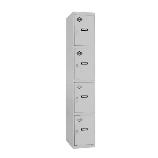 Taquilla 1800x400x500 SIMONLOCKER PROFESIONAL 4 PUERTA 1/4 400 IN GRIS marca SIMONRACK