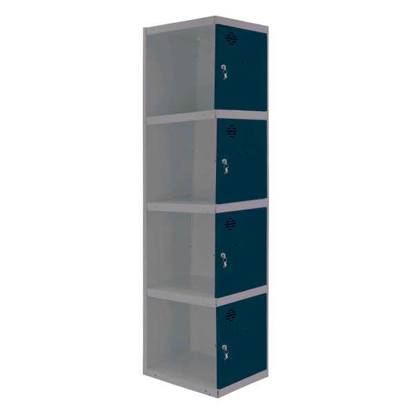 Taquilla 1800x300x500 SIMONLOCKER PROFESIONAL 4 PUERTA 1/4 300 ADI GR/AN marca SIMONRACK