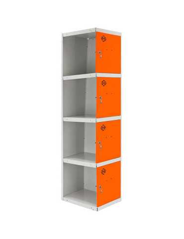Taquilla 1800x300x500 SIMONLOCKER PROFESIONAL 4 PUERTA 1/4 300 ADI GR/NA marca SIMONRACK 2