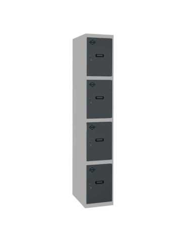 Taquilla 1800x400x500 SIMONLOCKER PROFESIONAL 4 PUERTA 1/4 400 IN GR/AN marca SIMONRACK 2