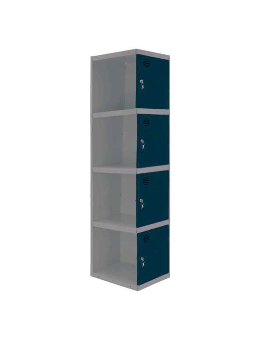 Taquilla 1800x400x500 SIMONLOCKER PROFESIONAL 4 PUERTA 1/4 400 ADI GR/AN marca SIMONRACK