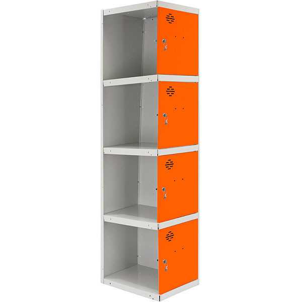 Taquilla 1800x400x500 SIMONLOCKER PROFESIONAL 4 PUERTA 1/4 400 ADI GR/NA marca SIMONRACK