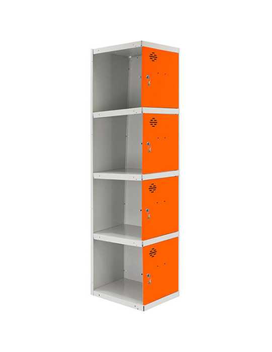 Taquilla 1800x400x500 SIMONLOCKER PROFESIONAL 4 PUERTA 1/4 400 ADI GR/NA marca SIMONRACK