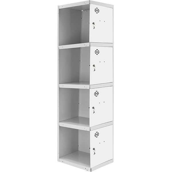 Taquilla 1800x400x500 SIMONLOCKER PROFESIONAL 4 PUERTA 1/4 400 ADI GR/BL marca SIMONRACK