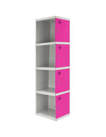 Taquilla 1800x400x500 SIMONLOCKER PROFESIONAL 4 PUERTA 1/4 400 ADI GR/RS marca SIMONRACK 2